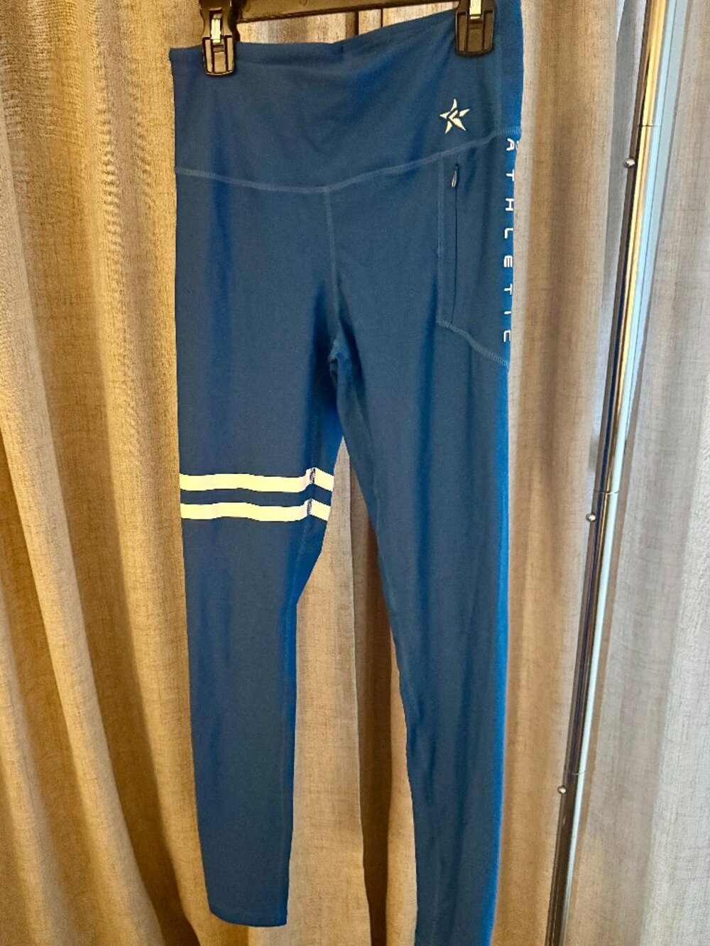 Rebel Athletic Blue Leggings- Small
